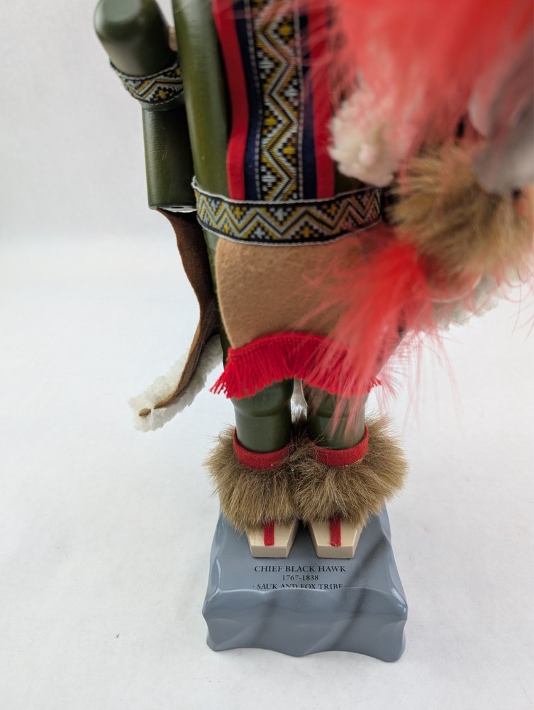 Steinbach Nutcracker Chief Black Hawk Germany AS IS Missing Parts