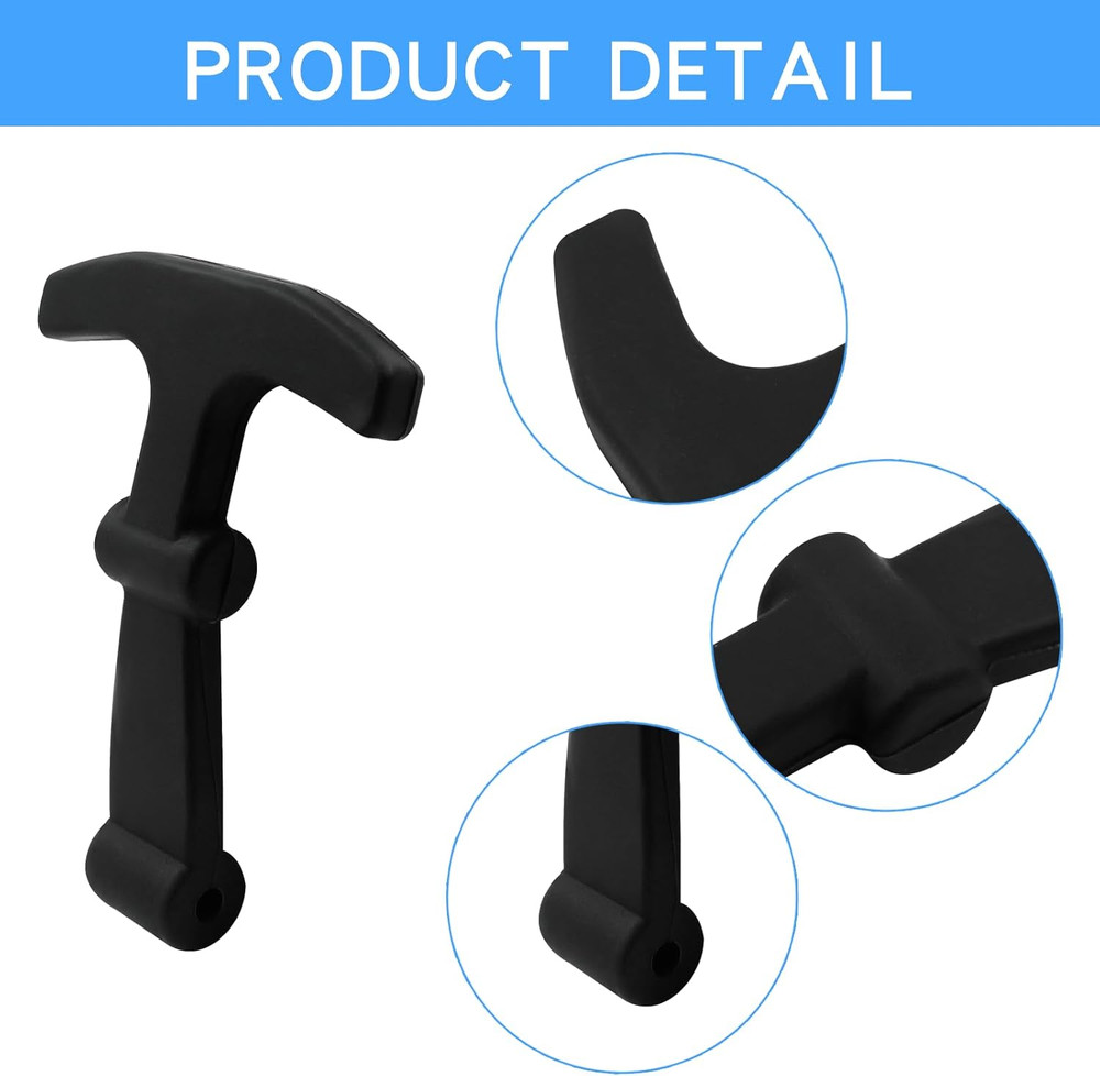2 Pack Lid Latches Replacement Rubber Cooler Lid Latches Ergonomically Improved