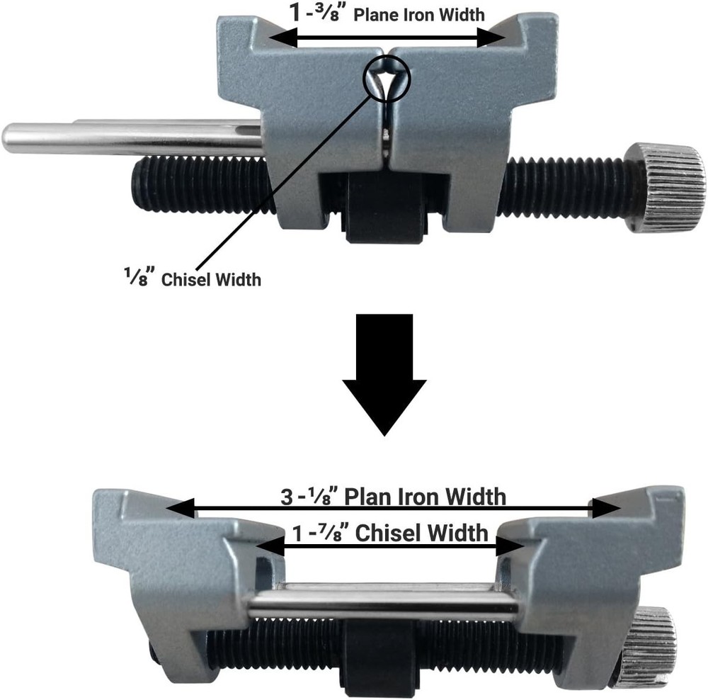 Professional Chisel and Plane Blade Honing Guide - Adjustable Angles