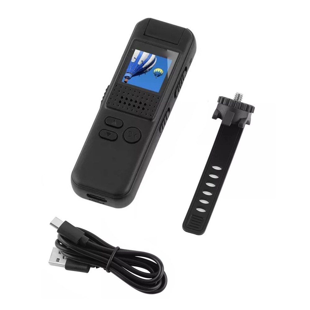 1080P HD Camera W/Motion Detective Function 0.9" LCD Screen 3-4H Duration