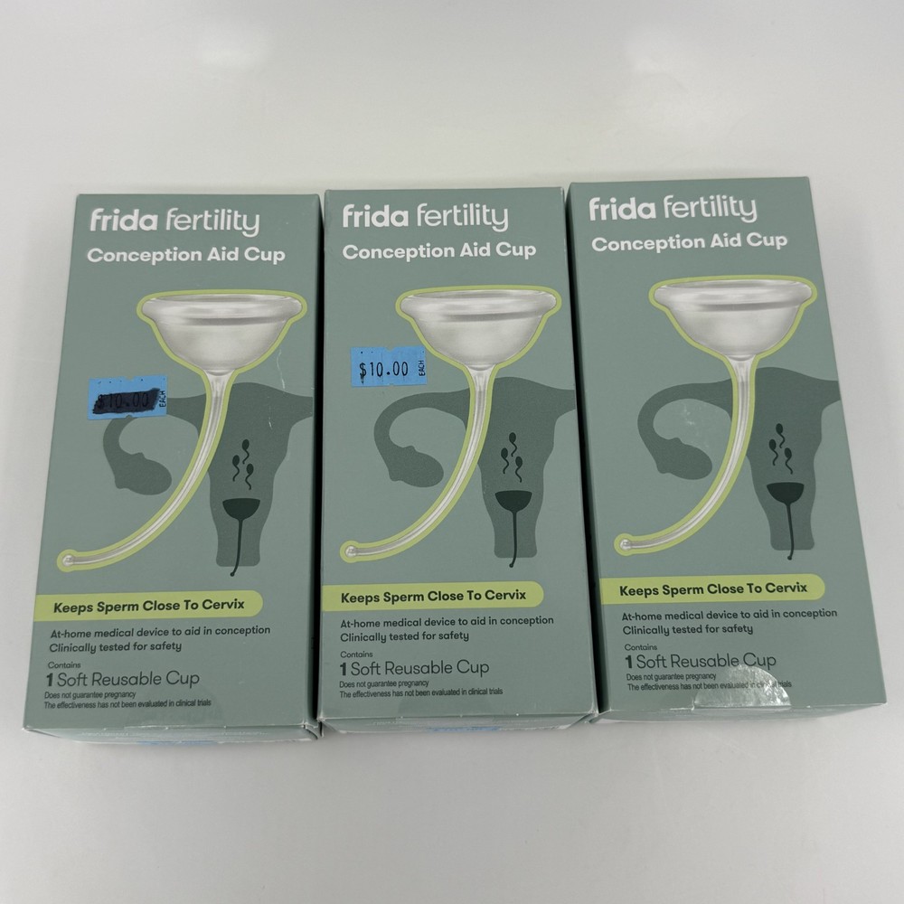 3 (Three) Frida Fertility Conception Aid Cup NEW