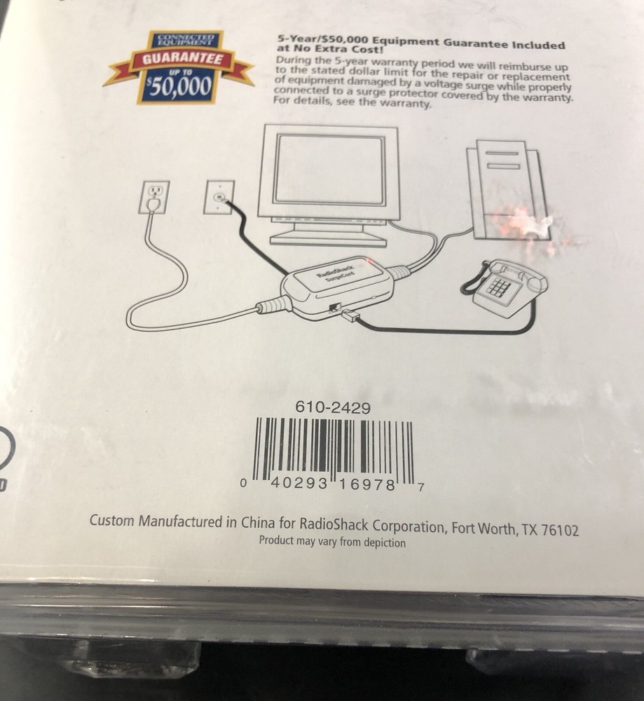 RadioShack Computer Equipment Surgecord Protector Vd1