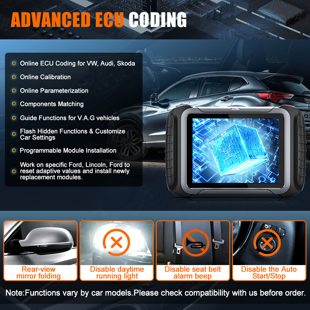 XTOOL D8 Topology Car Bidirectional Diagnostic Scanner Full System Coding Tool