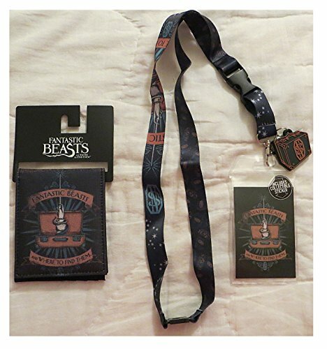 Fantastic Beasts Newt Scamander Wallet and Lanyard Combo Bundle