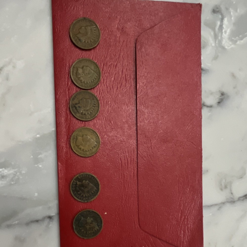 Indian Head Small Cent Lot6 1898-1908