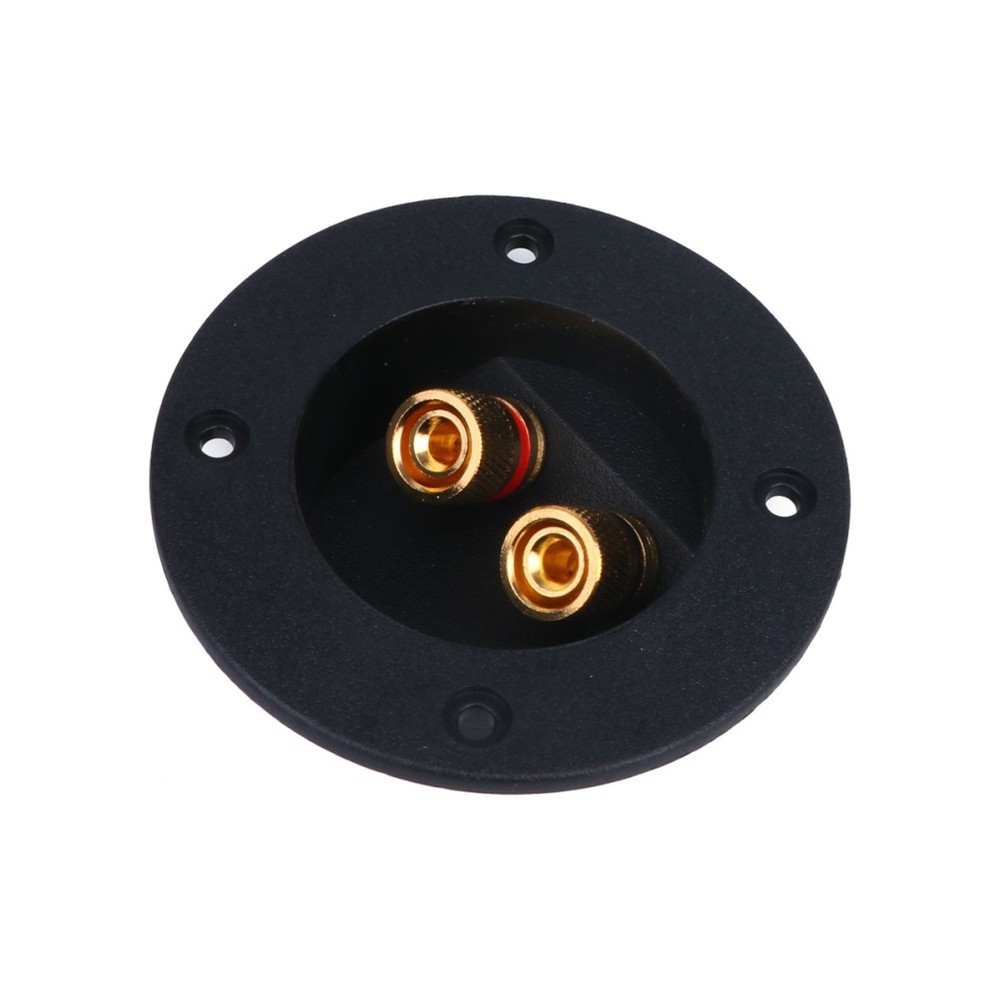 2Pcs Compact Speaker Terminal Connectors for Secure and Durable Connections