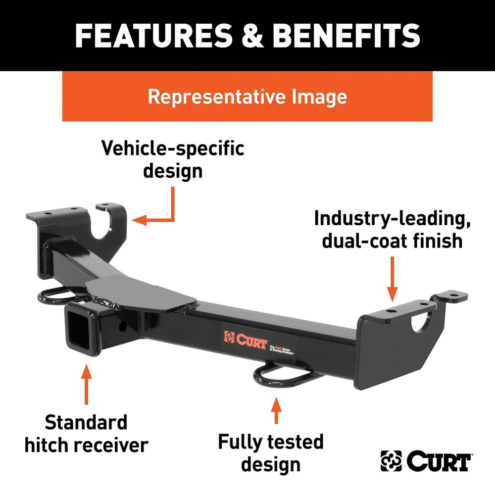 Curt Manufacturing 31198 Front Mount Receiver