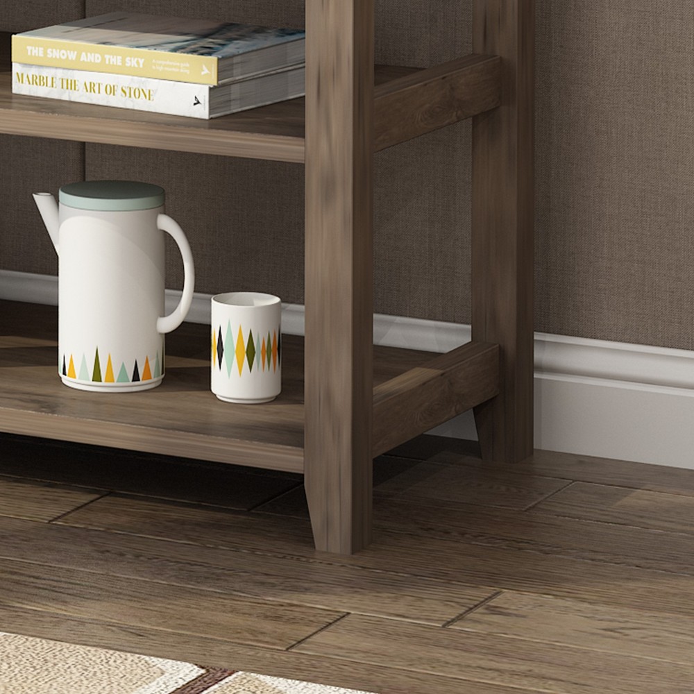 Console Table with Wood Frame and Legs, Sofa Table Entryway Table with 3 Drawers