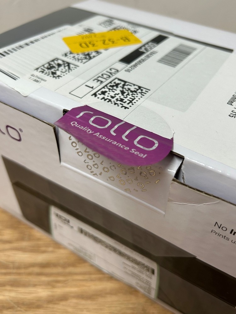 OPEN BOX Rollo Label Printer X1038 Gray with Power USB Cables Plus Labels Bundle