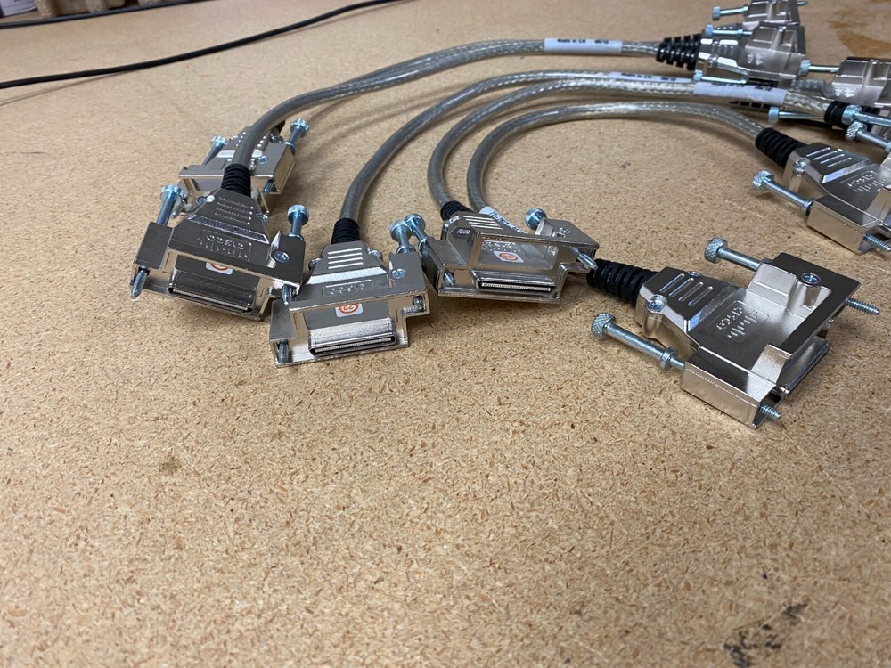 Lot of 5 Cisco Catalyst Stacking Cables 72-2632-01 CAB-STACK-50cm