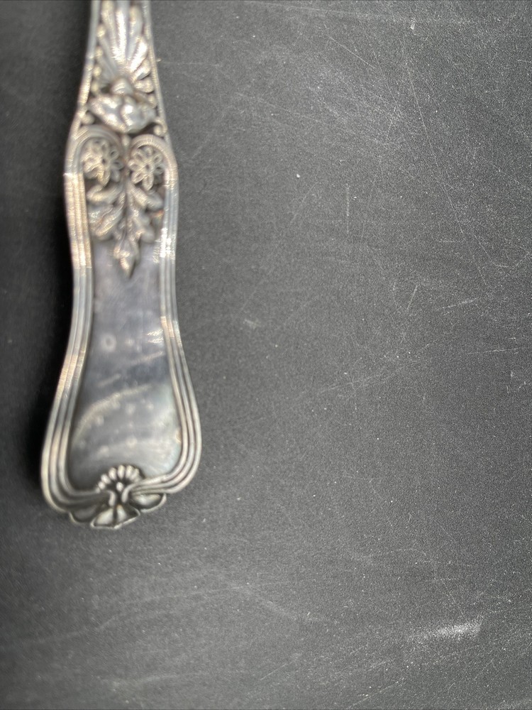19th C. Tiffany & Co. Silver Engraved Table Crumber Read