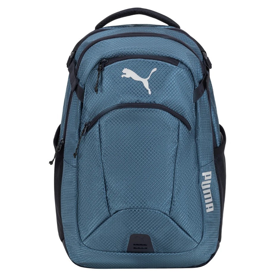 Puma Backpack Challenger 2 Black Pockets Reflective Compression Straps School