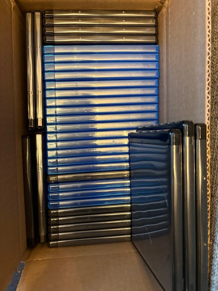 Replacement Case Mega-Bundle 35 total - 4K Blu ray Disc Storage Boxes Like New