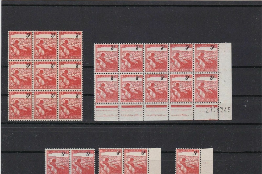 france mint never hinged tuberculosis stamps ref r10870
