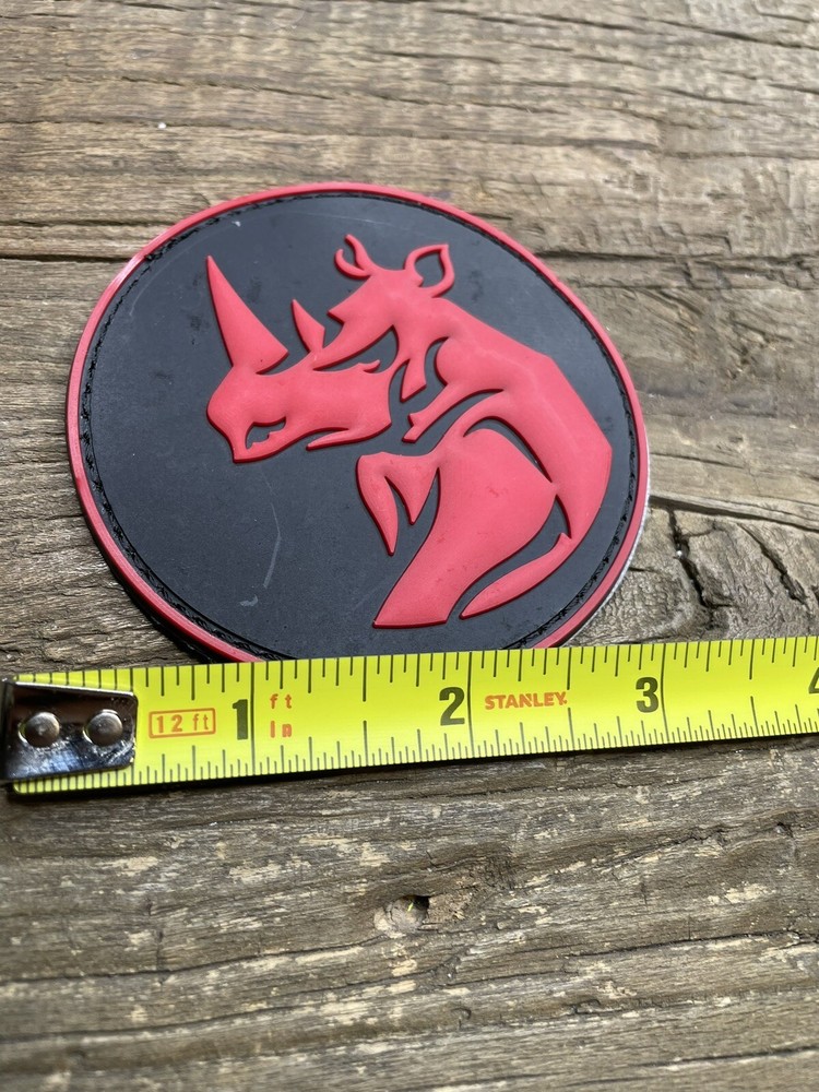 PVC Rubber Patch Hook Loop Red Rhino