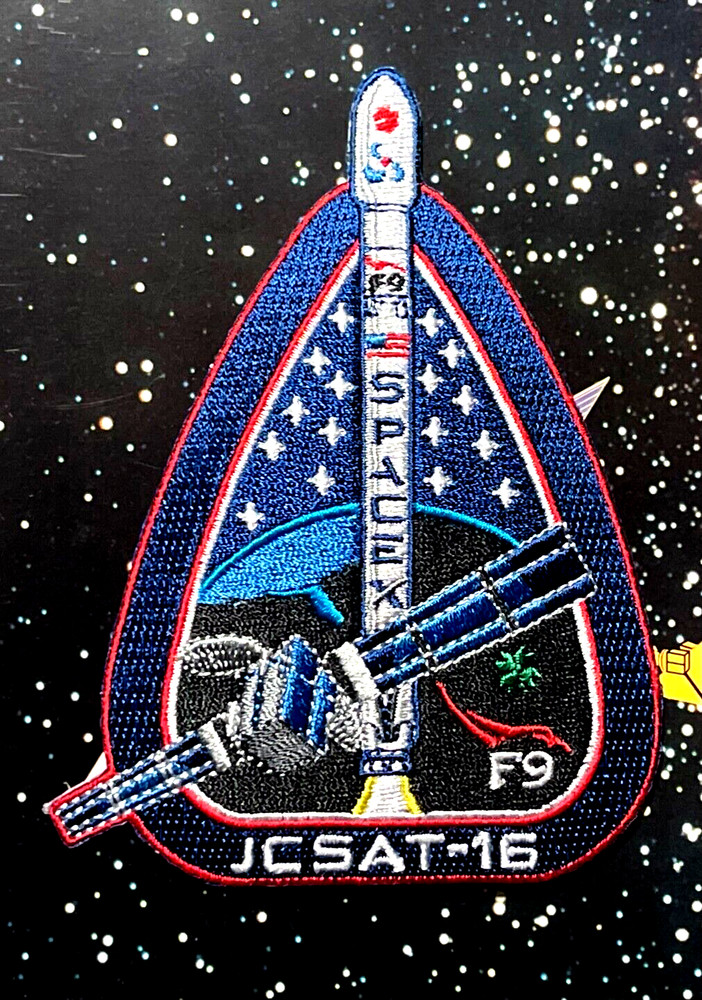 JC SAT 16 FALCON 9 SPACEX SPACE-X PATCH 🚀