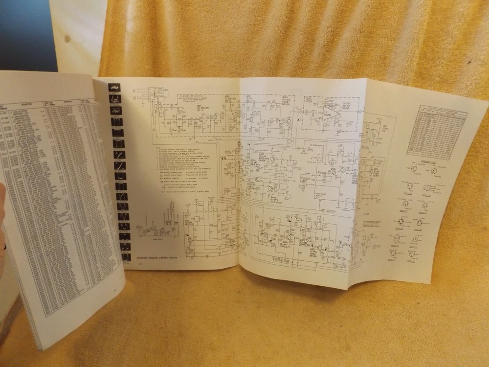 ZENITH SERVICE MANUAL 1970 Solid State TV Chassis 22AB55