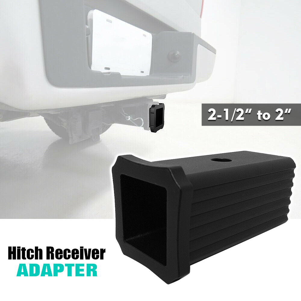 2-1/2" to 2" Trailer Hitch Receiver Adapter Insert Reducer Sleeve Convertor 2.5"