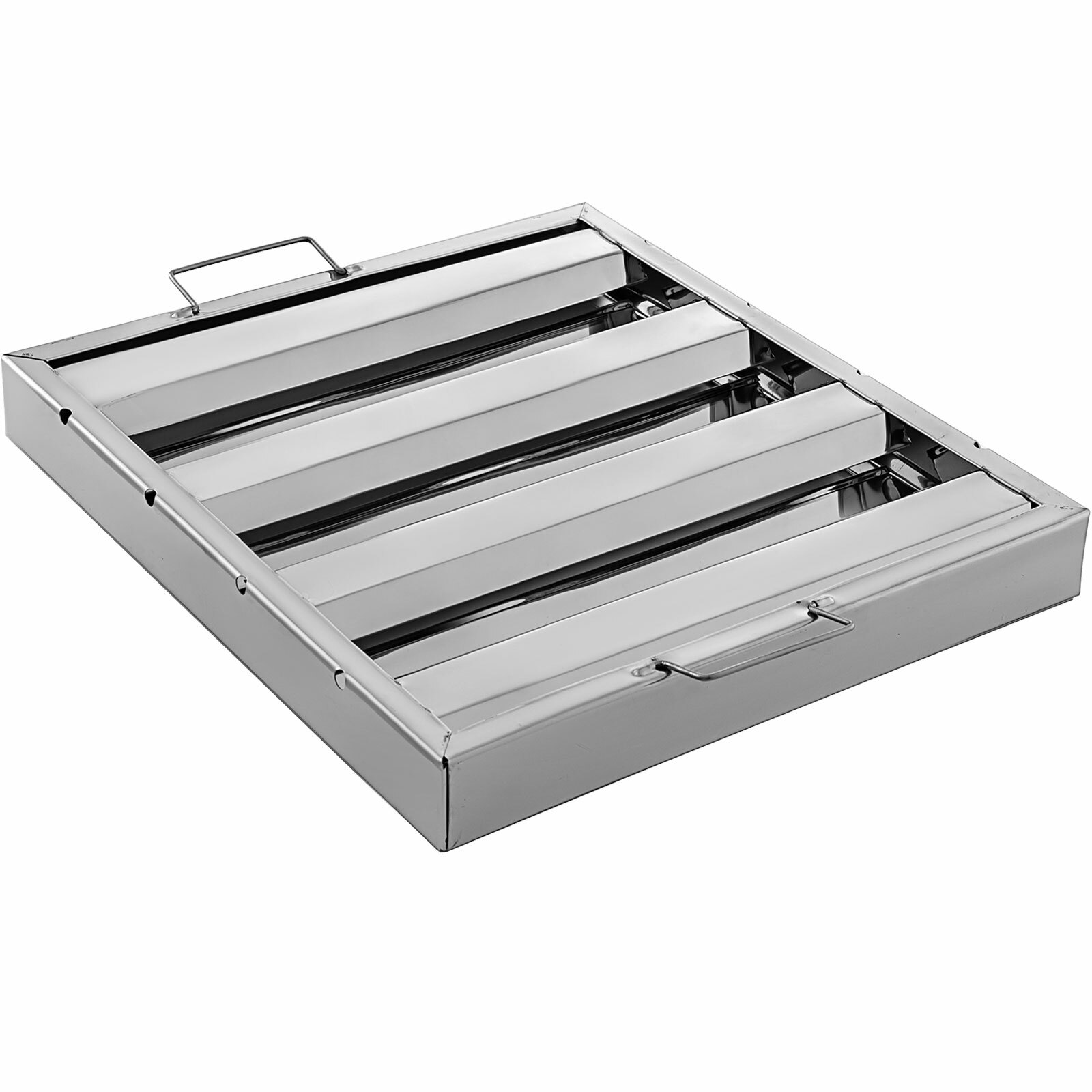 VEVOR 6Pcs 16/20/25"Commercial Hood Grease Exhaust Filter Baffle Stainless Steel