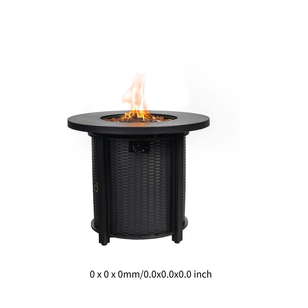 30inch Propane Round Fire Table 40000BTU Propane Fire Pit Table