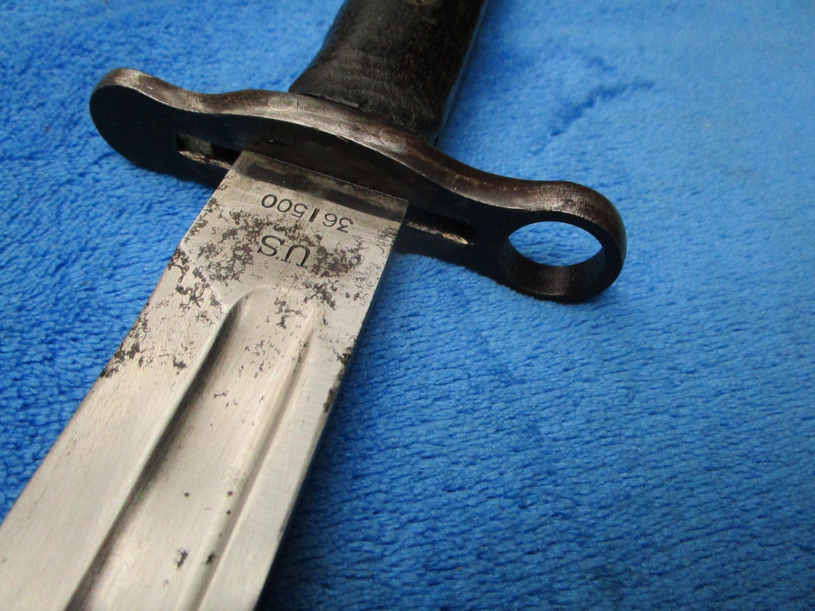 ORIGINAL US WW1 M1905 BAYONET MADE BY SA IN 1909 AND EARLY RIA 1909 SCABBARD