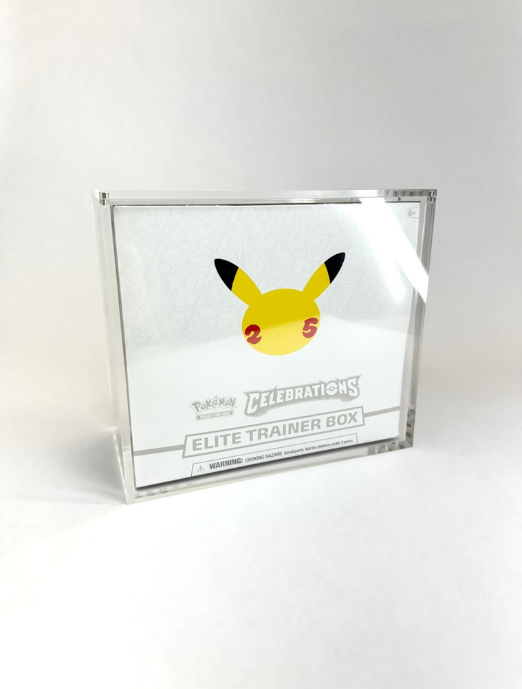 Elite Trainer Box Acrylic Case | Premium UV Resistant Display Case