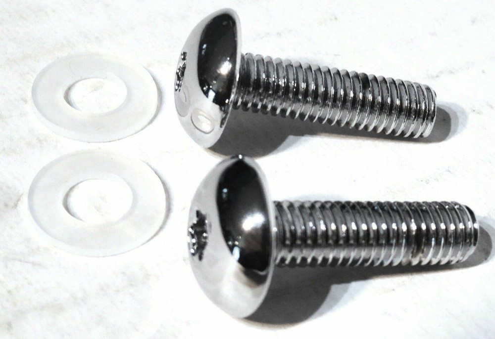 Grand General Dash Panel Screws for Kenworth Torx Button Head Chrome #67070 Pair