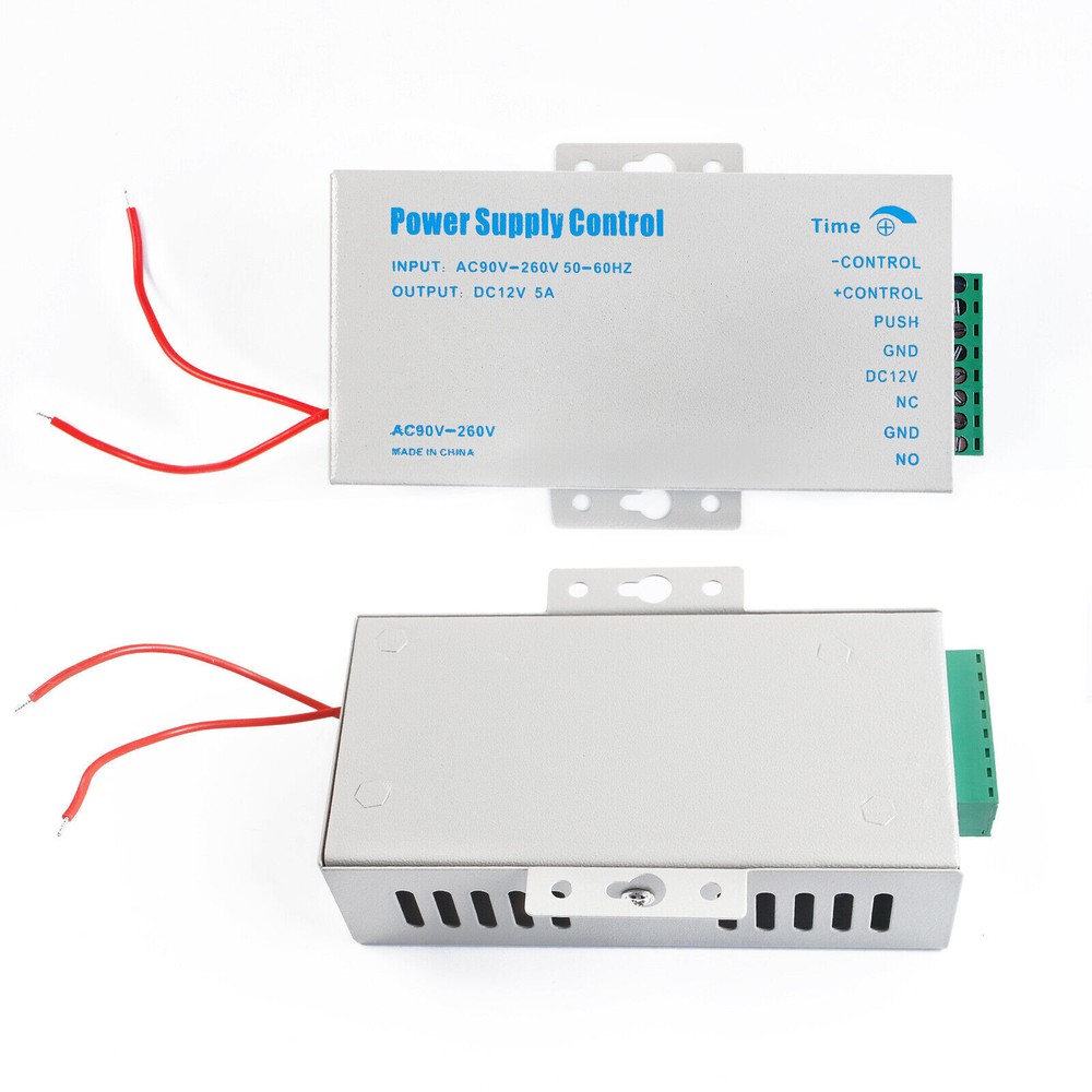 DC12V/5A Power Supply Unit AC90~260V for Door Access Control Intercom System US