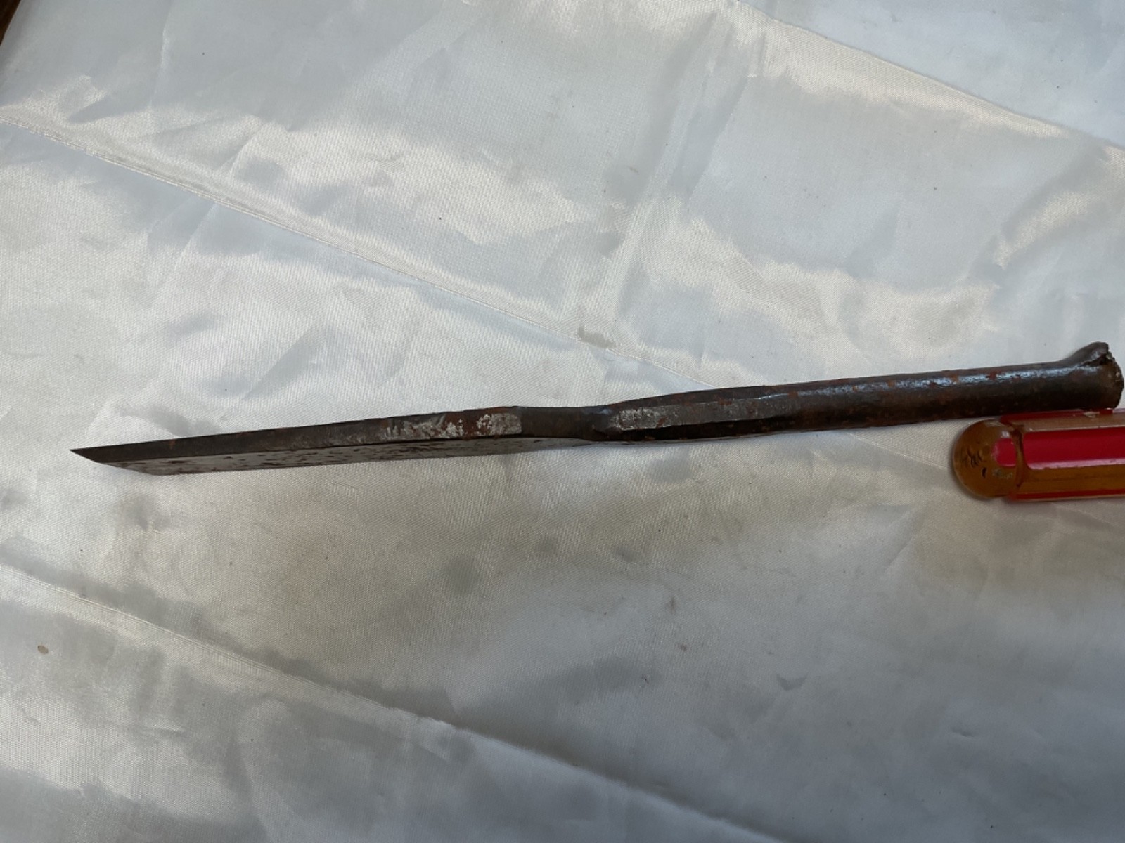 Early antique Buck Brothers 2” wide slick all steel Woodworking Chisel
