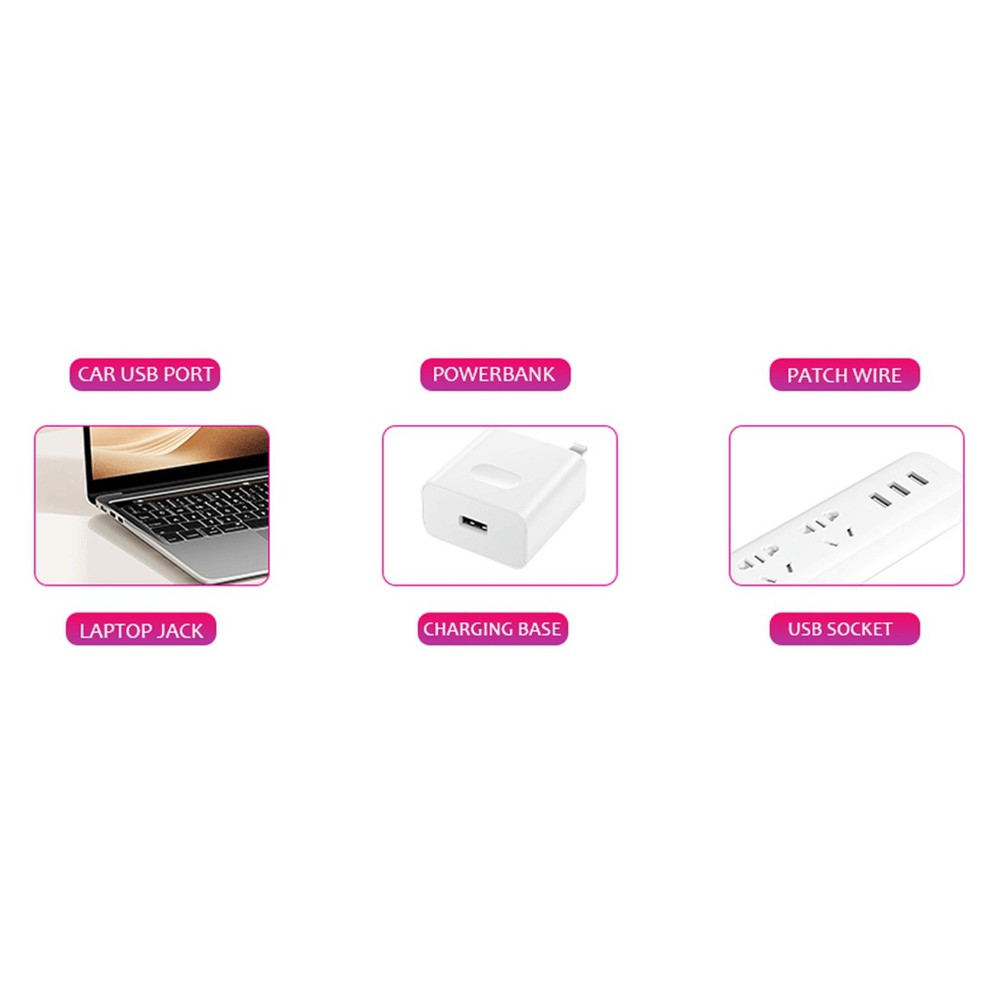 New Touch Control Car USB LED Blue Light Atmosphere Night Light Dimmable