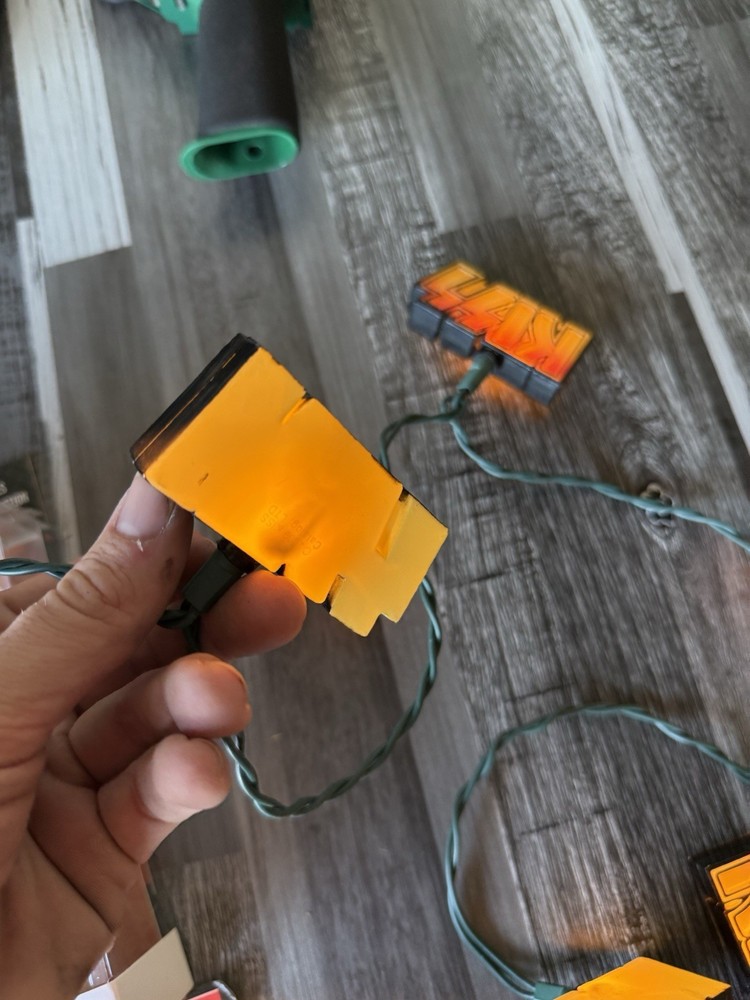 KISS Logo Christmas Light Set Indoor Outdoor Kurt S. Adler Santa’s World