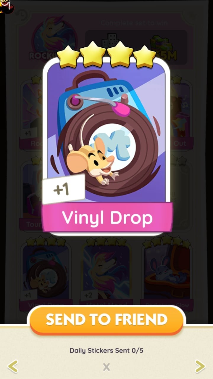 Vinyl Drop  - Stickers - 4⭐⭐⭐⭐ - ⚡️ Posh Pets Album ⚡️