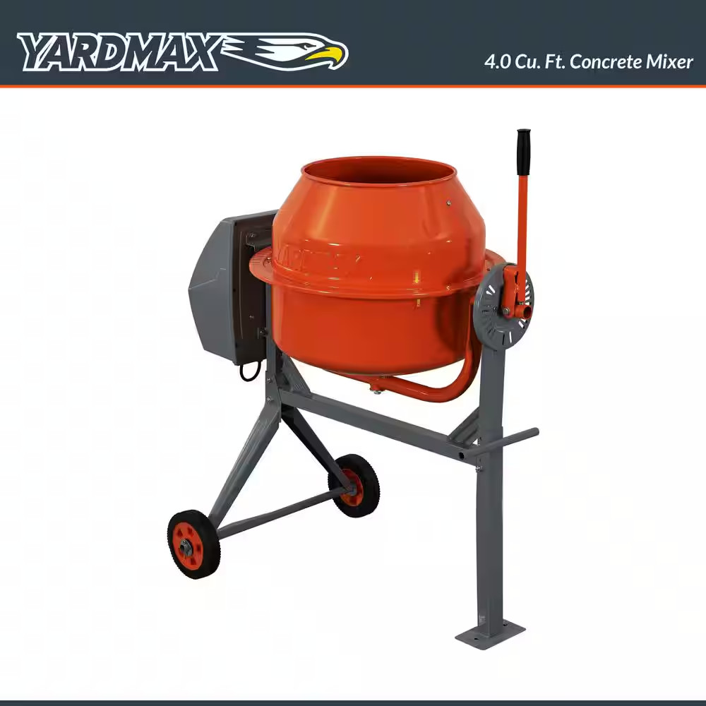 4 Cu. Ft. Concrete Mixer
