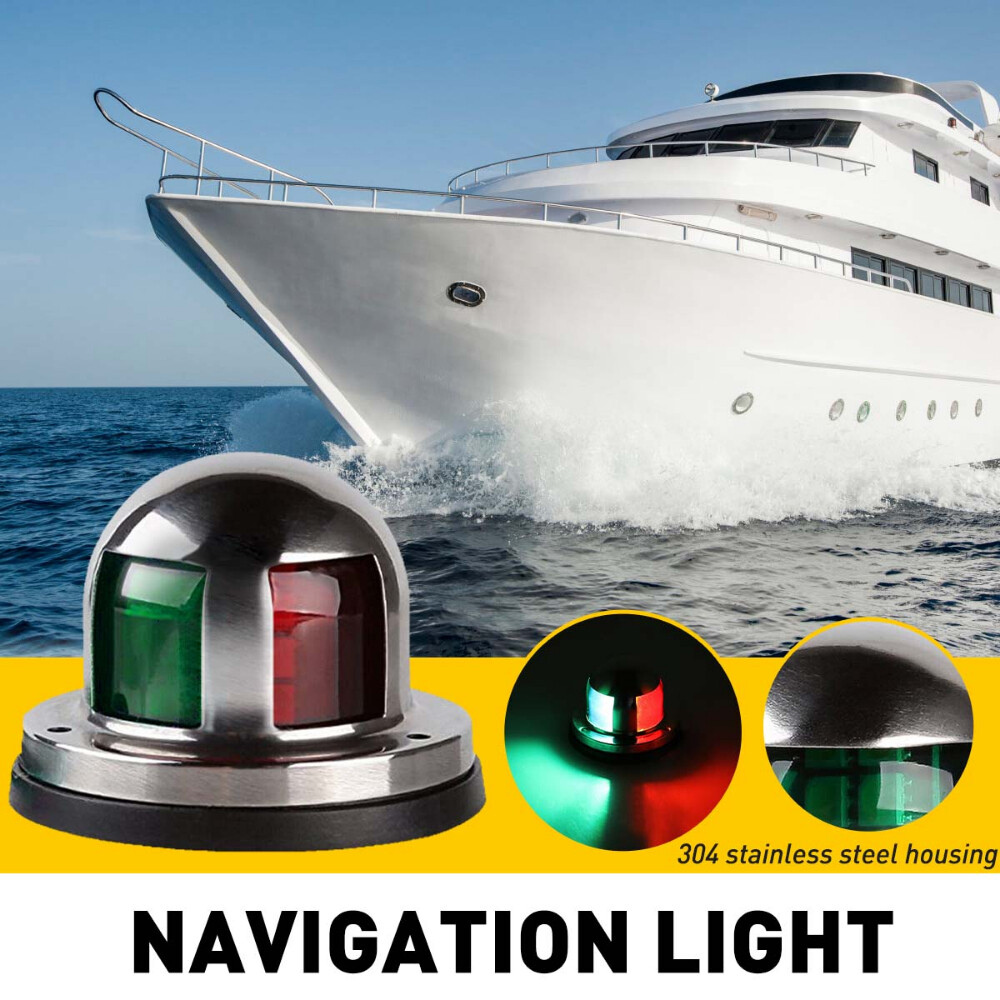 Boat Navigation Lights Red and Green LED Marine Navigation Light Boat Bow Light