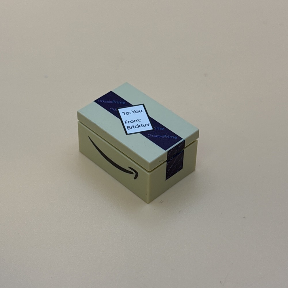 LEGO Package / Shipping Box - Custom Printed Brick Luvs