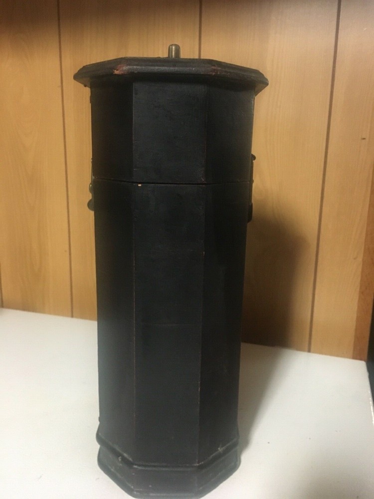 Antique Black Wine Box