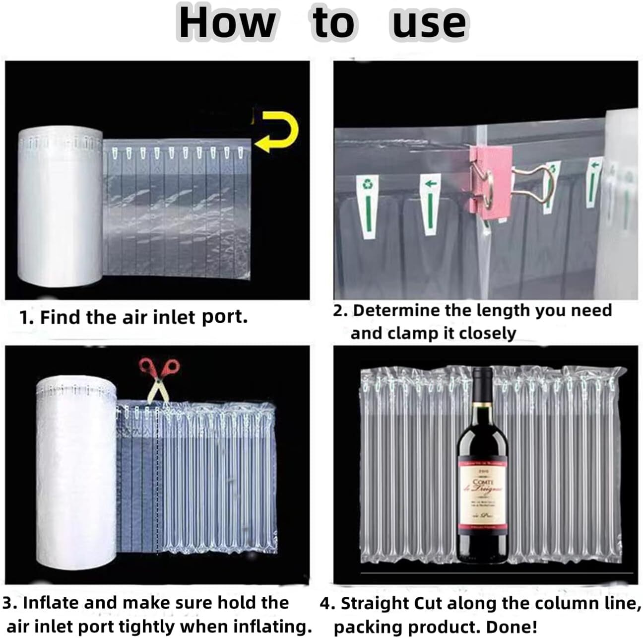 10.5" 12" 18" Bubble Cushioning Wrap Rolls 985Ft Bubble Wine Bottle Protector