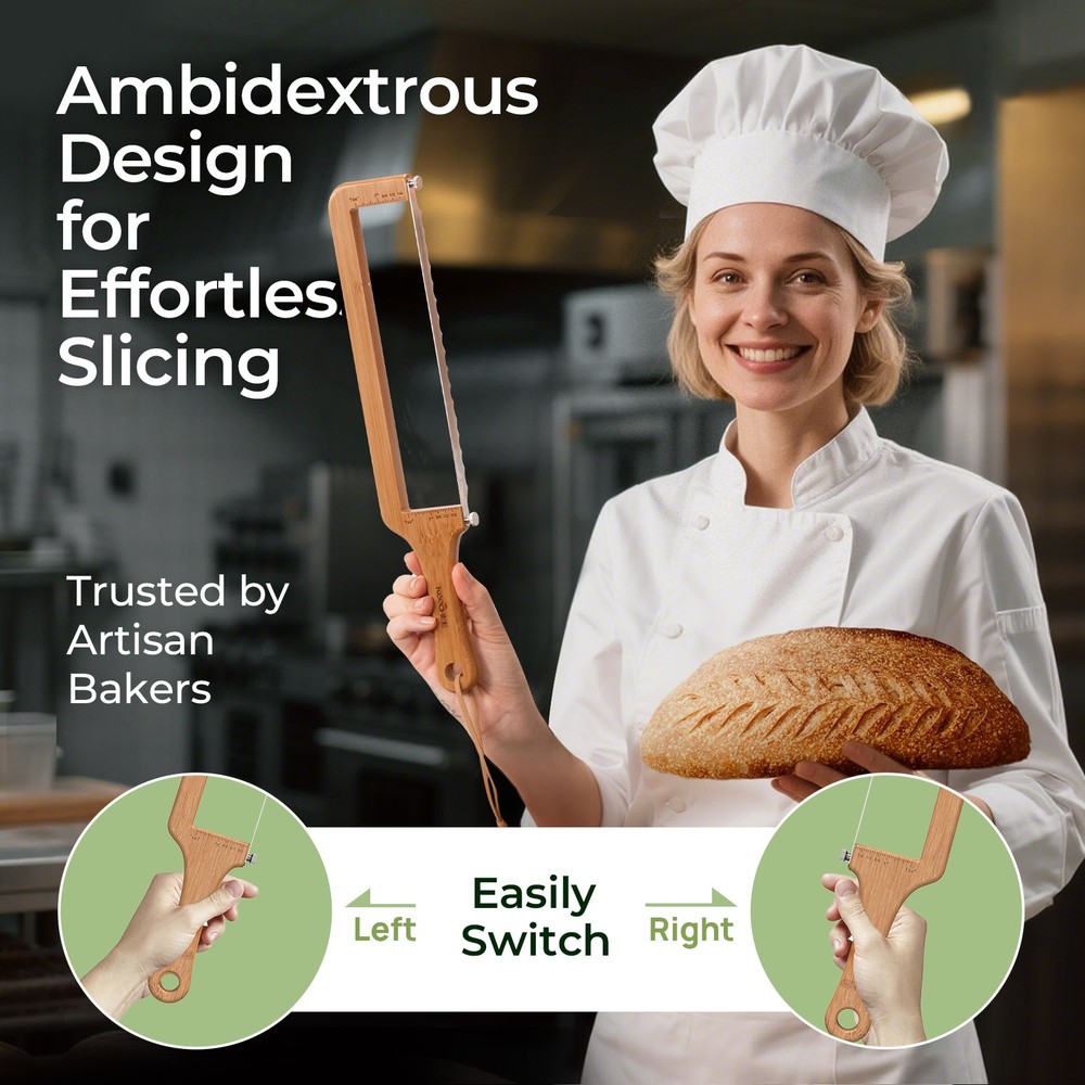 KeeCHEE® Adjustable Bread Slicer for Homemade Bread