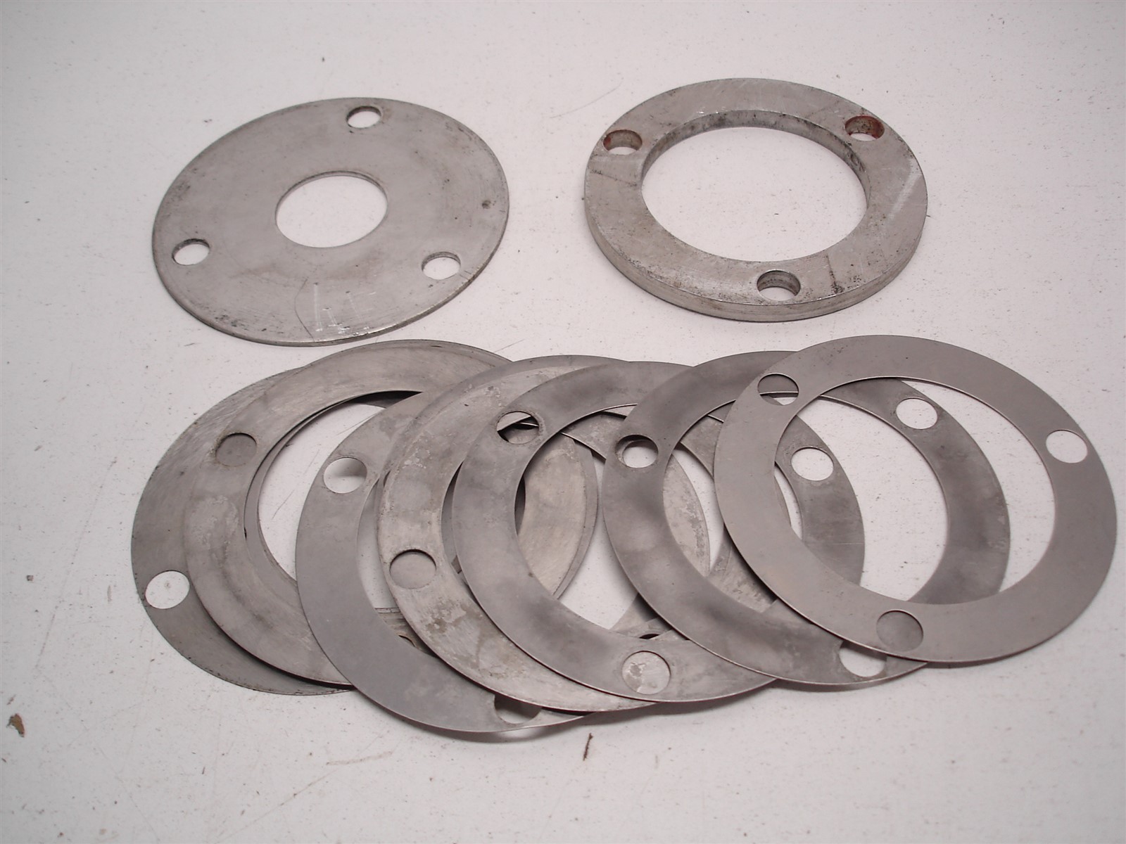 NASCAR CV PRODUCTS BILLET ALUMINUM DUAL V-BELT WATER PUMP PULLEY SET W/ SHEAVES