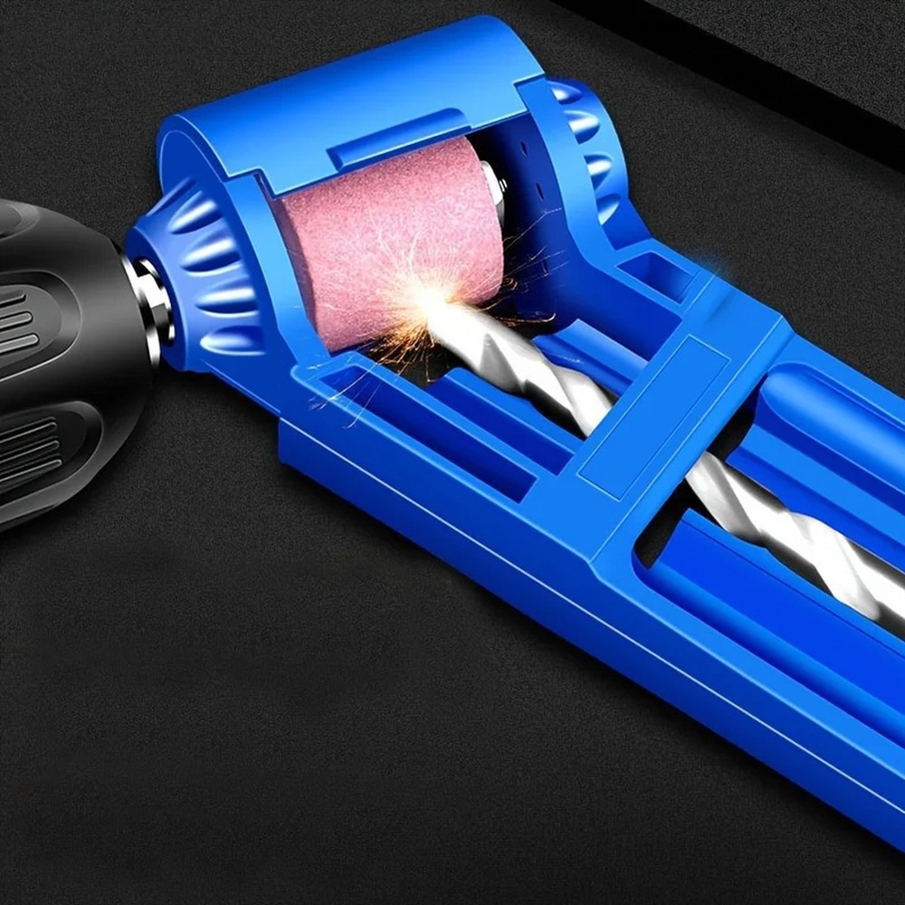 Portable Drill Bit Sharpener With Grinding Wheel For Quick Nail Bit