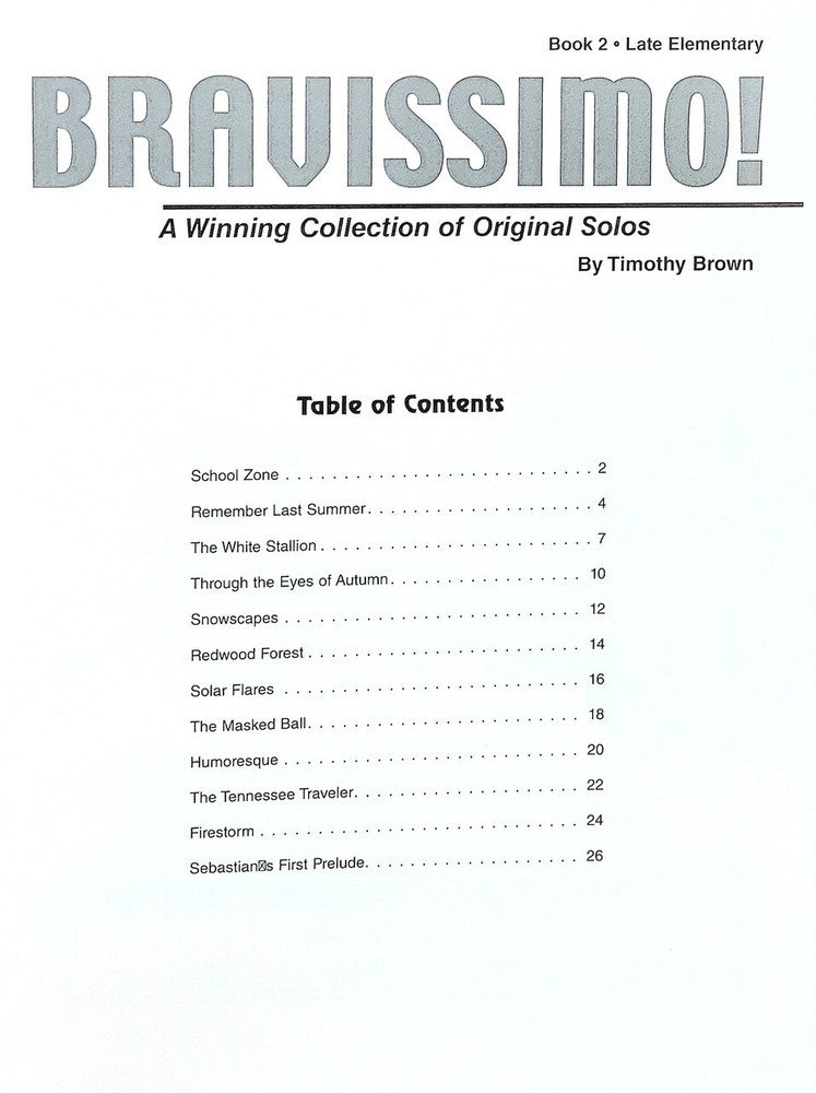 Bravissimo! Book 2 - Late Elementary Piano