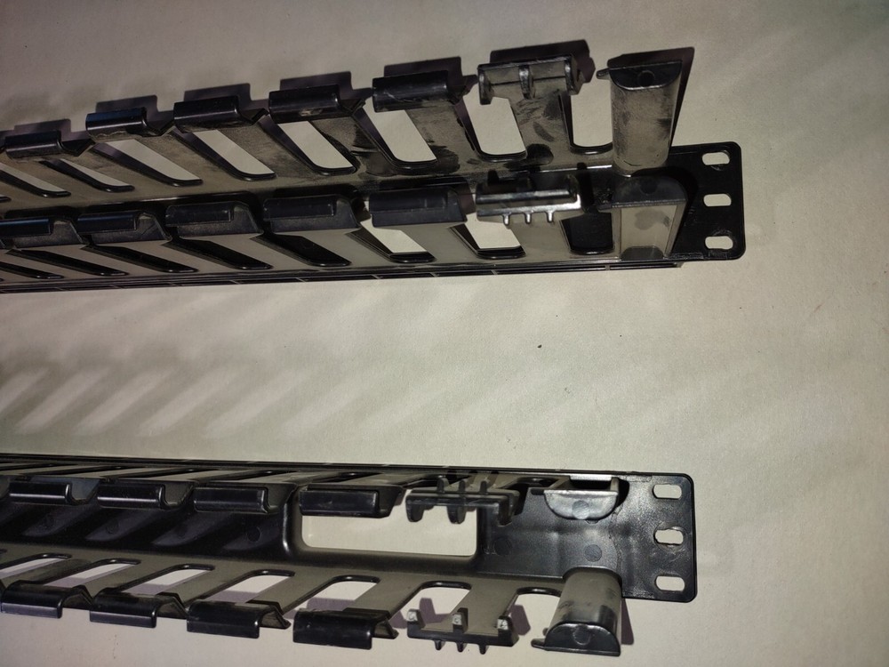 Panduit 19" 1u Rack Mount Horizontal Cable Manager Management 2 pack