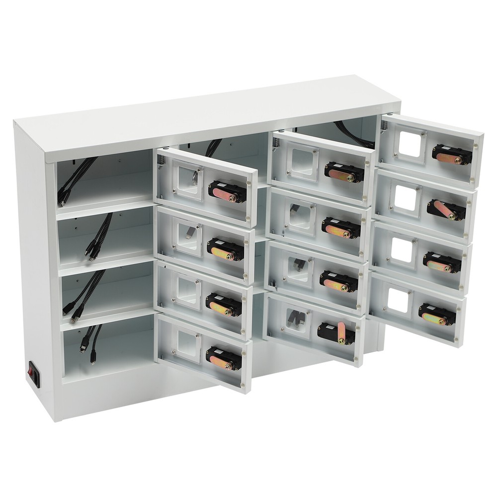 Cellphone Locker Cellphone Charging Station Combination Lock iPad Mini Storage