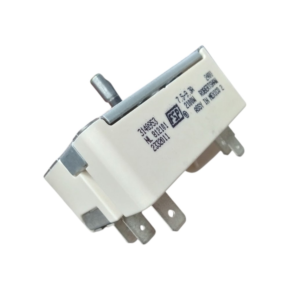 Range Burner Infinite Control Switch for Whirlpool Stoves WP3148953 3148953