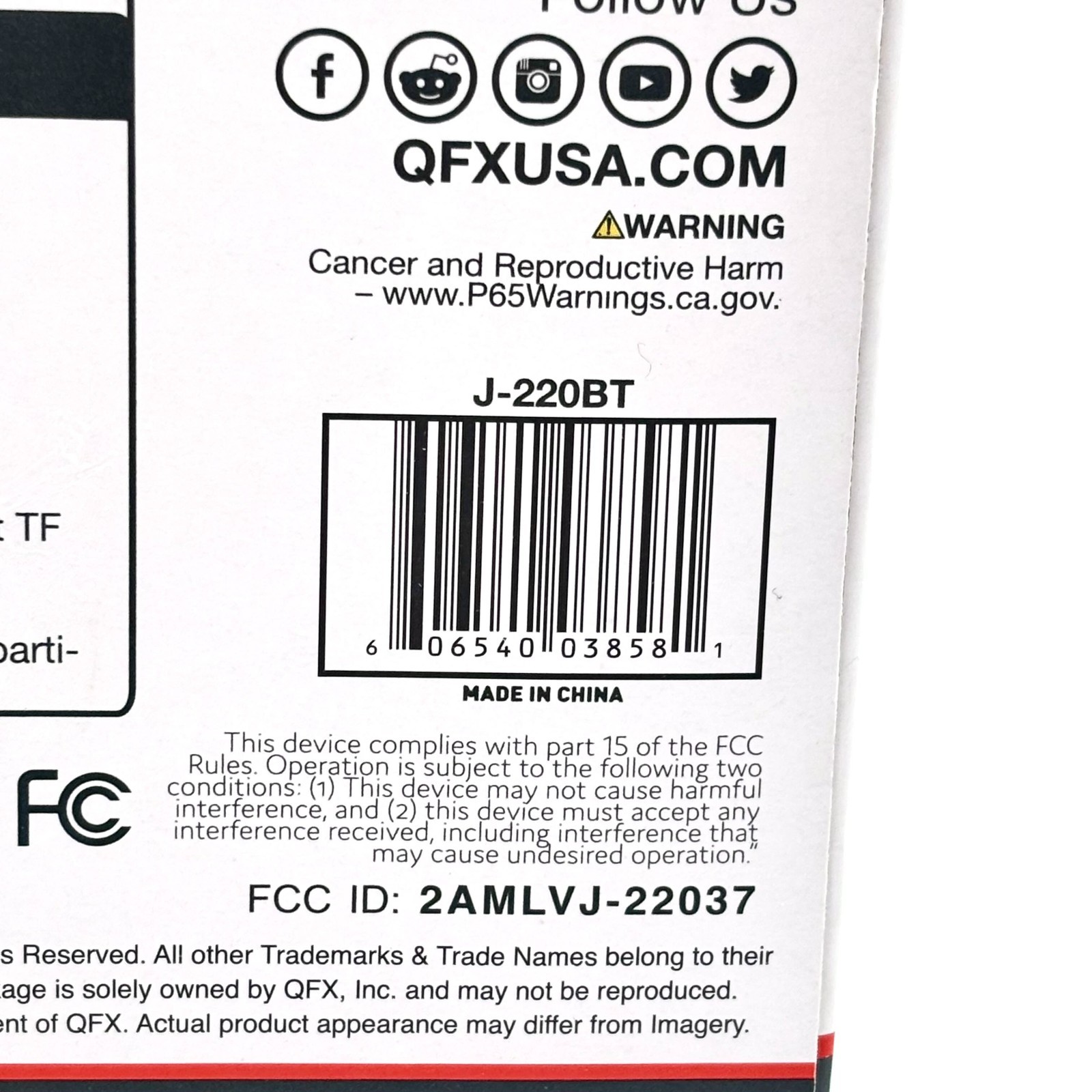 QFX J220BT Bluetooth Radio/Cassette to MP3 Converter Boombox