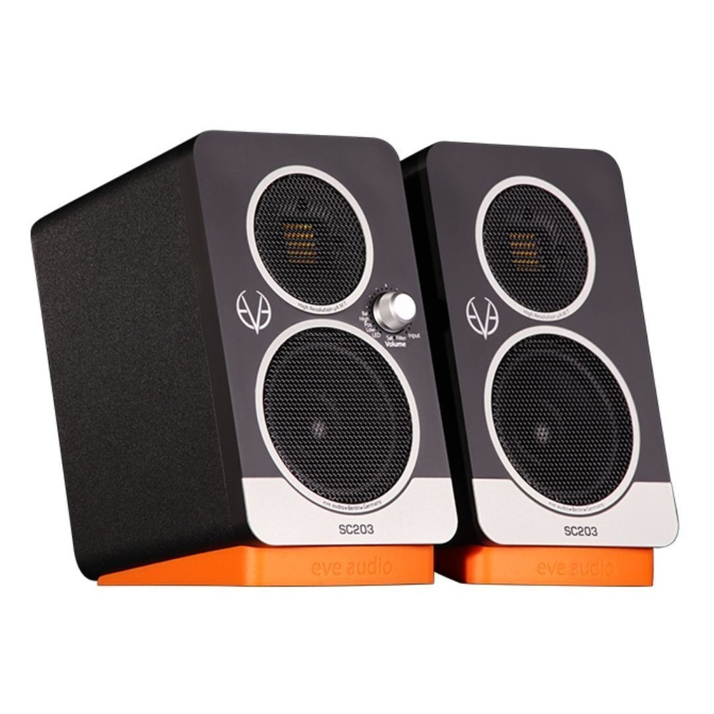 EVE Audio Recording Studio SC203 Compact Active Master Slave System Speaker Pair