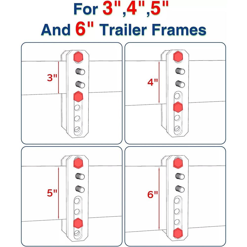 2x Trailer Sway Control Bracket for Equalizer Hitch-Weight Distribution System🔥