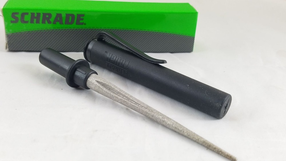 Schrade Old Timer Diamond Pocket Knife Sharpener Rod Stick Sharpening SCHDDS