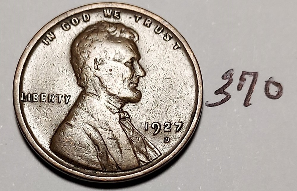 1927-D Lincoln Wheat Cent #370