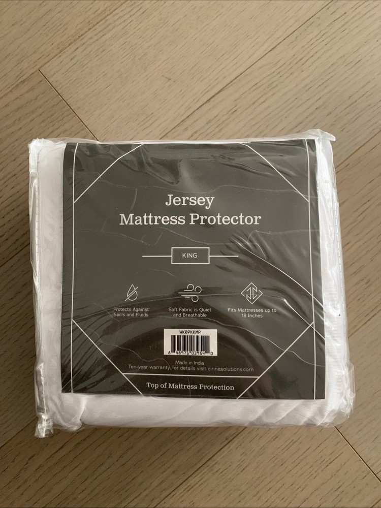 WEEKENDER Fitted Jersey Mattress Protector KING